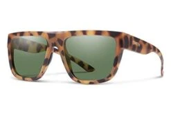 SMITH OPTICS Smith The Comeback Chromapop Polarized Sunglasses, Matte Honey Tortoise, Chromapop Polarized Gray Green