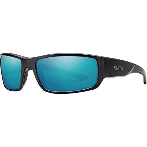 SMITH OPTICS Smith Survey Polarized Sunglasses Matte Black/Polarized Blue Mirror, One Size - Men's 1 SMITH OPTICS Smith Survey Polarized Sunglasses Matte Black/Polarized Blue Mirror, One Size - Men's