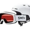 Smith Optics Youth Zoom Jr/Gambler Combo Ski Snowmobile Helmet - White/Youth Medium