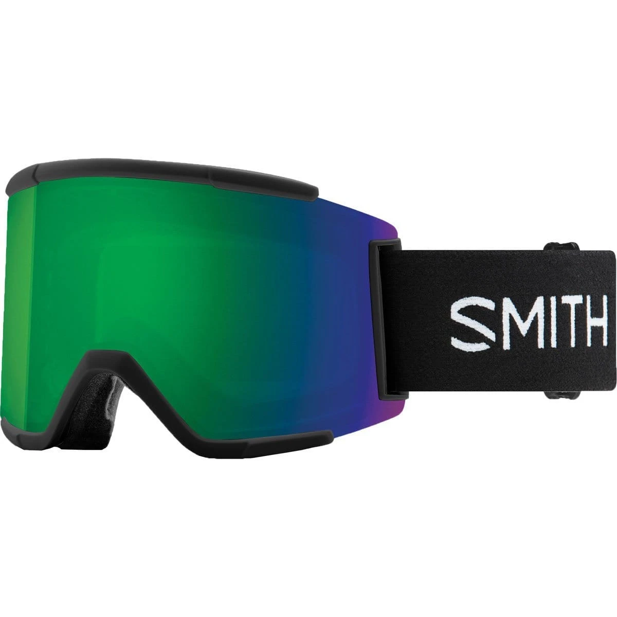 Smith Optics Squad Xl Adult Snow Goggles - Black/Chromapop Sun Green Mirror/One Size 1 Smith Optics Squad Xl Adult Snow Goggles - Black/Chromapop Sun Green Mirror/One Size
