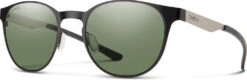 SMITH OPTICS Eastbank Metal Sunglasses - Matte Black - ChromaPop Polarized Black Lens - Women's|-|Lunettes Soleil Eastbank Metal - Matte Black - Lentilles Polarisées ChromaPop Black - Femme -Smith Optics Shop STH 204929003526N 7EMatte 20Black 20 20Silver 20 20ChromaPop 20Polarized 20Gray 20Green