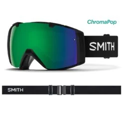 SMITH OPTICS I/O Ski Goggles|-|Lunettes De Ski I/O -Smith Optics Shop STH II7CP 7EBlack 20 20Chromapop 20Sun 20Green 20Mirror
