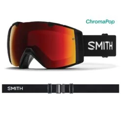 SMITH OPTICS I/O Ski Goggles|-|Lunettes De Ski I/O -Smith Optics Shop STH II7CP 7EBlack 20 20Chromapop 20Sun 20Red 20Mirror