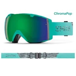 SMITH OPTICS I/O Ski Goggles|-|Lunettes De Ski I/O -Smith Optics Shop STH II7CP 7EOpal 20 20Chromapop 20Sun 20Green 20Mirror