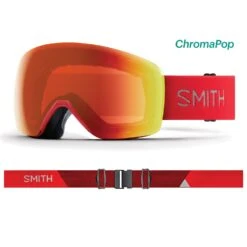 SMITH OPTICS Skyline Ski Goggles|-|Lunettes Ski Skyline -Smith Optics Shop STH SKY6CP 7ERise 20 20Chromapop 20Everyday 20Red 20Mirror
