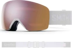 SMITH OPTICS Skyline Ski Goggles|-|Lunettes Ski Skyline -Smith Optics Shop STH SKY6CP 7EWhite 20Vapor 20 20Chromapop 20Everyday 20Rose 20Gold 20Mirror