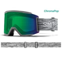 SMITH OPTICS Squad XL Ski Goggles|-|Lunettes De Ski Squad XL -Smith Optics Shop STH SQX2CP 7ECloudgrey 20 20Chromapop 20Everyday 20Green 20Mirror