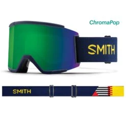SMITH OPTICS Squad XL Ski Goggles|-|Lunettes De Ski Squad XL -Smith Optics Shop STH SQX2CP 7EInk 20Neu 20Bau 20 20Chromapop 20Sun 20Green 20Mirror