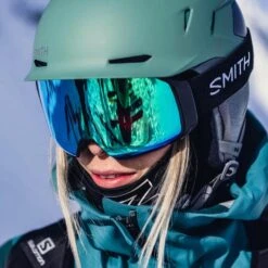 Smith Optics 4D MAG S Goggles ChromaPop Sun Green Mirror - Black Frame -Smith Optics Shop smith optics 4d mag s goggles chromapop sun green mirror black frame 148
