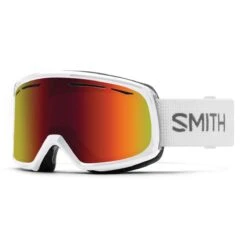 Smith Optics Drift Goggles Red Sol-X Mirror - White Frame