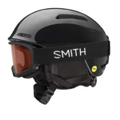 Smith Optics Glide Jr. Mips Youth Snow Helmets - Black -Smith Optics Shop smith optics glide jr mips youth snow helmets black 117