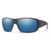Smith Optics Guides Choice Sunglasses ChromaPop Glass Polarized Blue Mirror - Matte Tortoise Frame