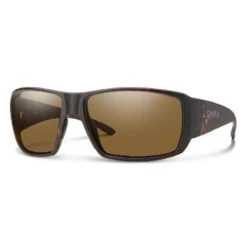 Smith Optics Guides Choice Sunglasses ChromaPop Glass Polarized Brown - Matte Tortoise Frame