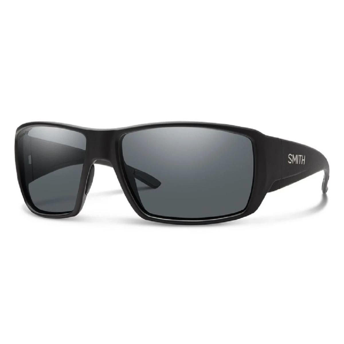 Smith Optics Guides Choice Sunglasses ChromaPop Glass Polarized Gray - Matte Black Frame