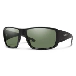 Smith Optics Guides Choice Sunglasses ChromaPop Polarized Gray Green - Matte Black Frame