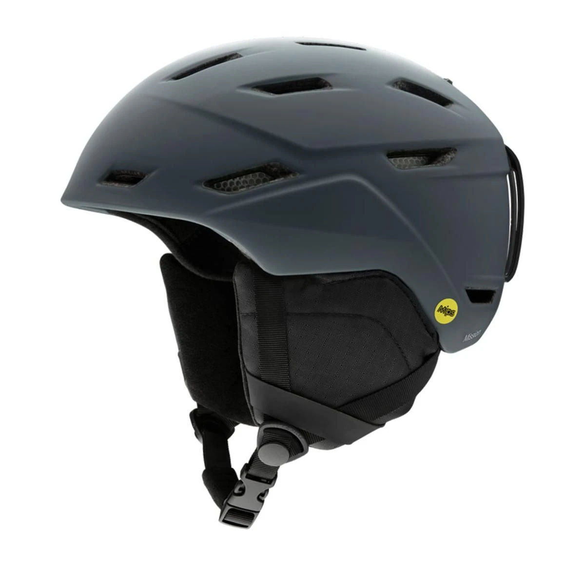 Smith Optics Mission Mips Snow Helmets - Matte Charcoal 1 Smith Optics Mission Mips Snow Helmets - Matte Charcoal