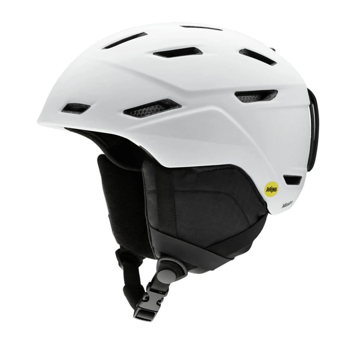 Smith Optics Mission Mips Snow Helmets - Matte White 1 Smith Optics Mission Mips Snow Helmets - Matte White