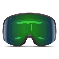 Smith Optics Proxy Goggles ChromaPop Everyday Green Mirror - Black Frame -Smith Optics Shop smith optics proxy goggles chromapop everyday green mirror black frame 130