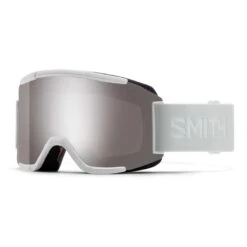 Smith Optics Squad Goggles Chromapop Sun Platinum Mirror - White Vapor Frame