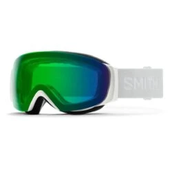 Smith Optics Womens I/O MAG S Goggles ChromaPop Everyday Green Mirror - White Vapor Frame