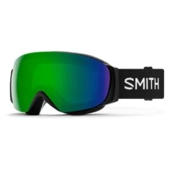 Smith Optics Womens I/O MAG S Goggles ChromaPop Sun Green Mirror - Black Frame