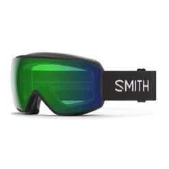 Smith Optics Womens Moment Goggles ChromaPop Everyday Green Mirror - Black Frame