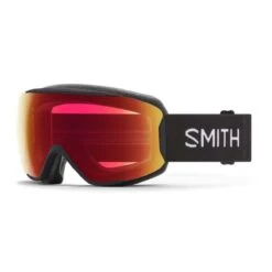 Smith Optics Womens Moment Goggles ChromaPop Photochromic Red Mirror - Black Frame