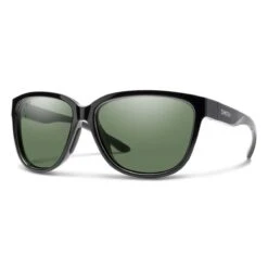 Smith Optics Womens Monterey Sunglasses ChromaPop Polarized Gray Green - Black Frame