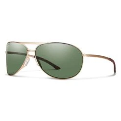 SMITH OPTICS Smith Serpico 2 Sunglasses Matte Gold Chromapop Polarized Gray Green